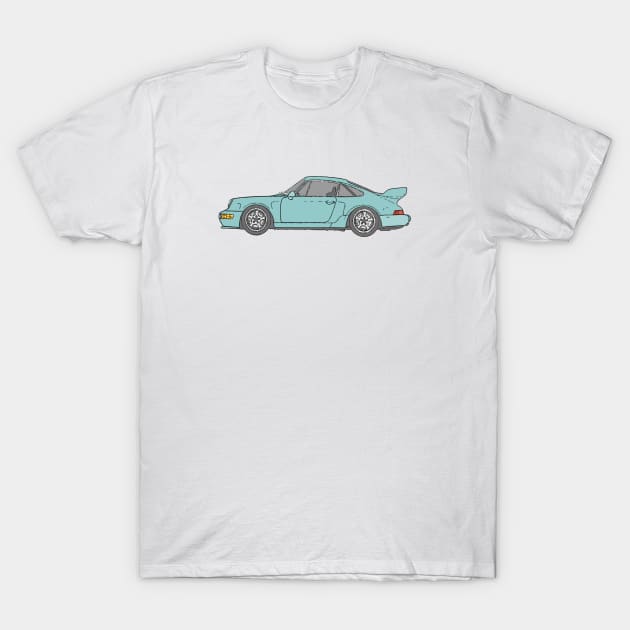 964 RS 3.8 Mint Green T-Shirt by NeuLivery